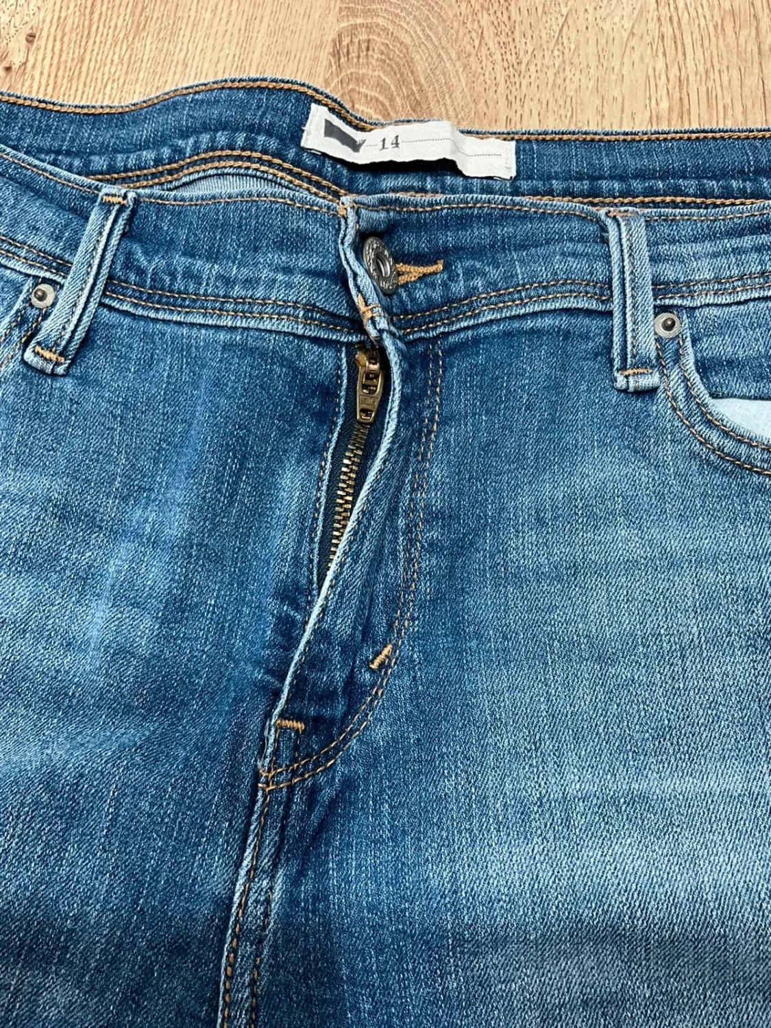 Short Levi's 14 - W32 Femme 98% Coton Bleu délavé Slv006 – photo 8